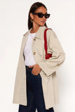 Stella Button Front Collar Jacket Taupe