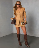 Cider Glow Brushed Mini Skirt