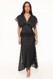 Ailbhe Lace Skirt Black Polka Dot