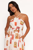 Madi Maxi Dress White Multi