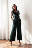 Miah Sequin Top Emerald