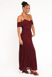 Mayven Maxi Dress Burgundy