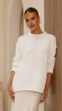 Delvine Knit Jumper Cream