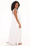 Amber Maxi Dress White