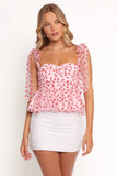 Floret Top Red Hearts