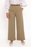 Ceres Belted Wide Leg Pant Olive