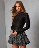 Sweet Rue Lace Top Mini Dress