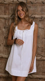 Kaia Mini Dress White