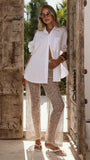 Zinnia Sequins Pant Beige