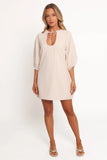 Sidney Mini Dress Tan Stripe