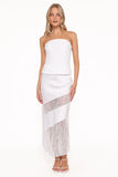 Winona Lace Maxi Skirt White