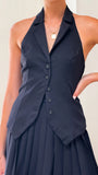 Yetta Vest Top Black