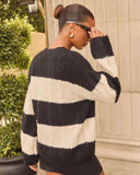 Tawnera Striped Color Block Sweater