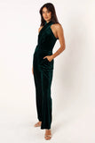 Liberty Velvet Jumpsuit Hunter Green