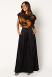 Taya Two Piece Set Black