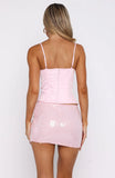 Platform Queen Bustier Baby Pink