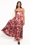 Elanor Maxi Dress Pale Burgundy