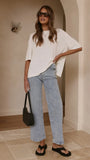 Annalise Knit Top White