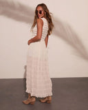Boheme Muse Crochet Front Tie Longline Top