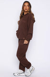 Moving Out Waffle Sweatpants Chocolate