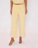 Luisah Ribbed Knit Straight Leg Pants