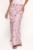 Evie Maxi Skirt Pink Floral