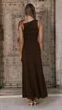 Delow Maxi Dress Brown