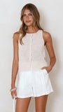 Poppy Knit Top Sand
