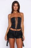 Glow All Night Bustier Black