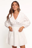 Nerida Long Sleeve Mini Dress White