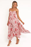 Vikki Dress Red Floral