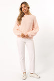 London Knit Sweater Pink