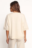 Ash Knitted T Shirt White