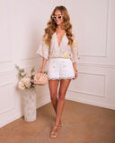 Timeless Petal Floral Kimono Sleeve Top