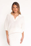 Meera Top White