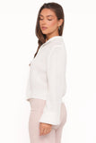 Inara Zip Cardigan Cream