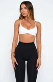 Rush Seamless Sports Bra White