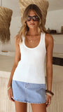 Becky Tank Top White