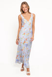 Lunaria Maxi Dress Blue Floral