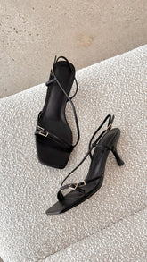 Toshie Heel Black