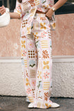 Shay Pant White Multi