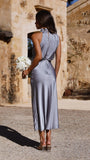 Esther Maxi Dress Steel Blue