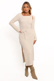 Edina Midi Dress White