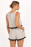 Elea Top Black White