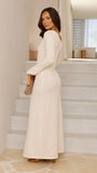 Soulina Knit Maxi Dress Cream