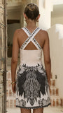 Melody Mini Dress Black White