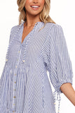 Arden Mini Dress Blue Stripe