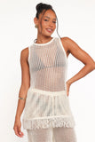 Lorna Knitted Top Off White