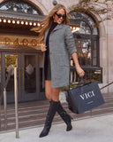Tayshia Pocketed Herringbone Coat 20
