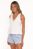 Aminta Top White